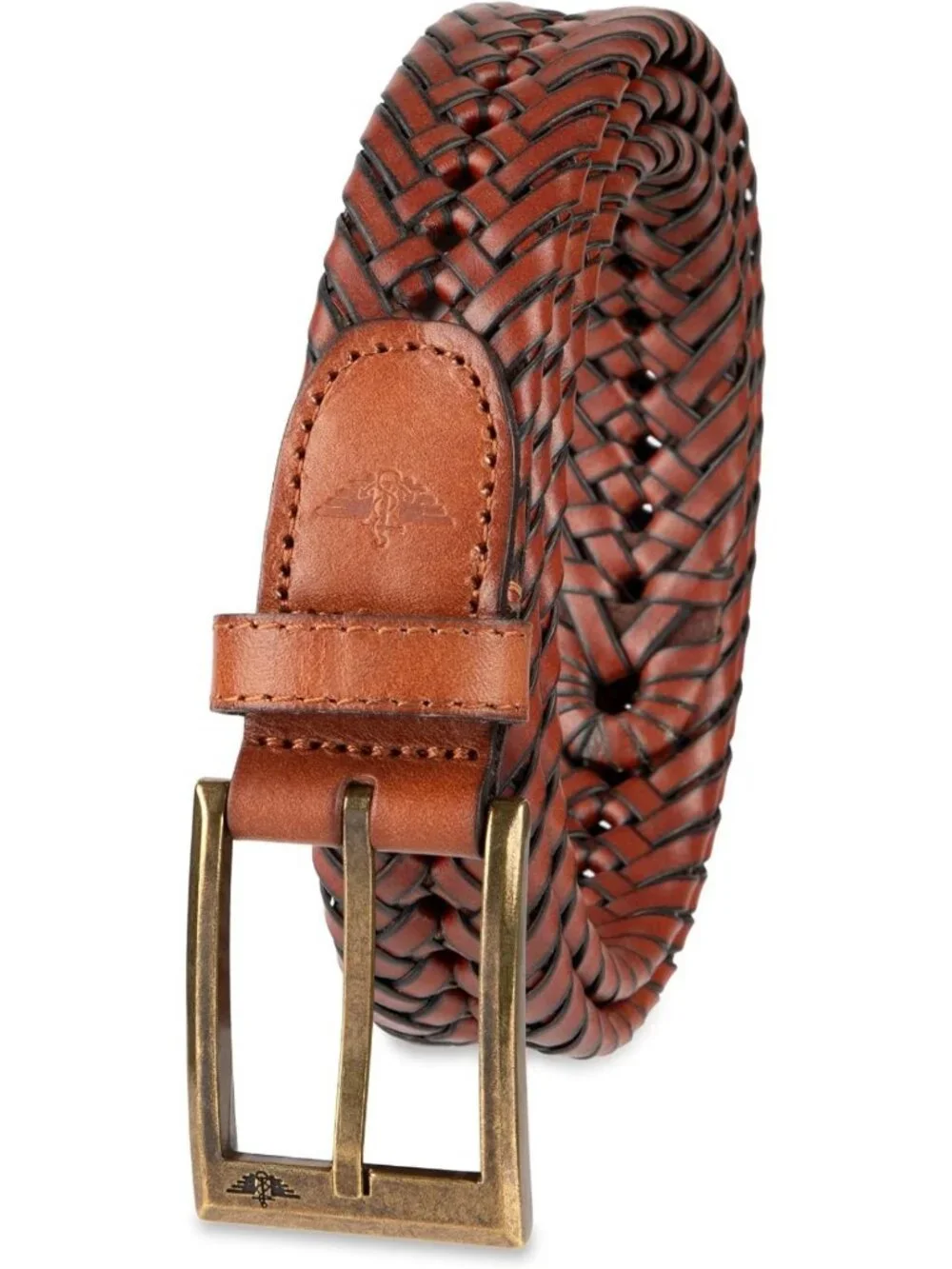 Braided Leather Belt for Men, Fully Adjustable Casual Strap for Everyday Style